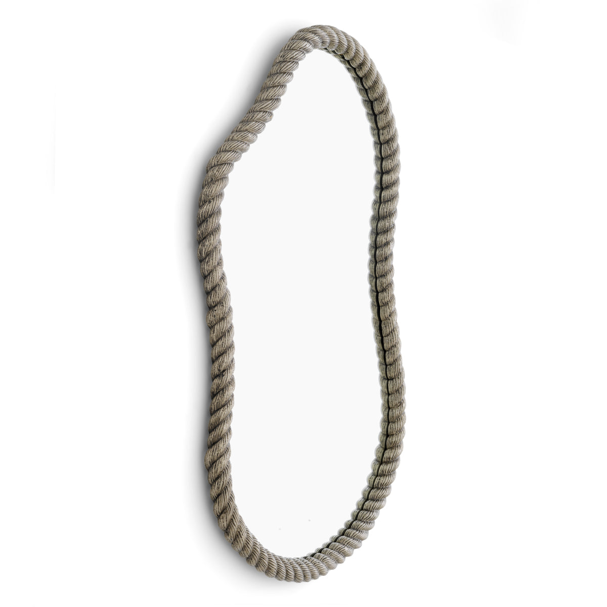 Oglindă Elvington L, finisaj nichel antichizat