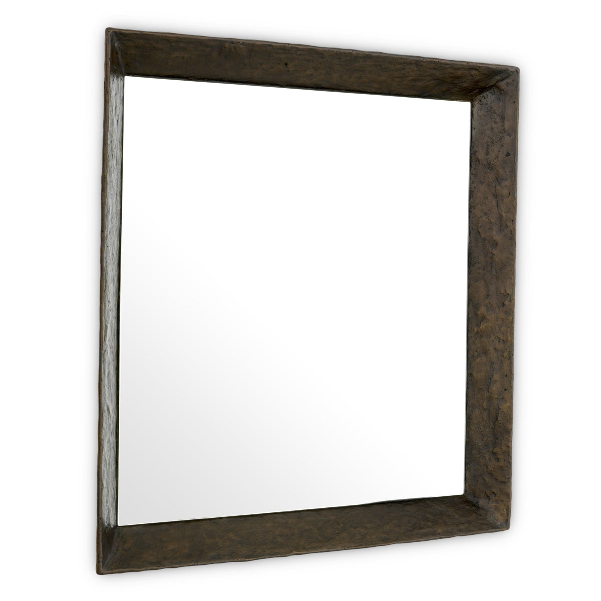 Oglindă Othello pătrată, finisaj bronz
