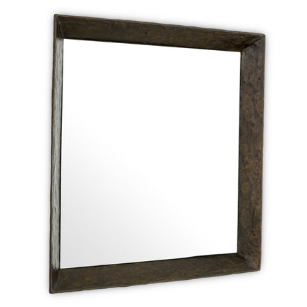 Oglindă Othello pătrată, finisaj bronz