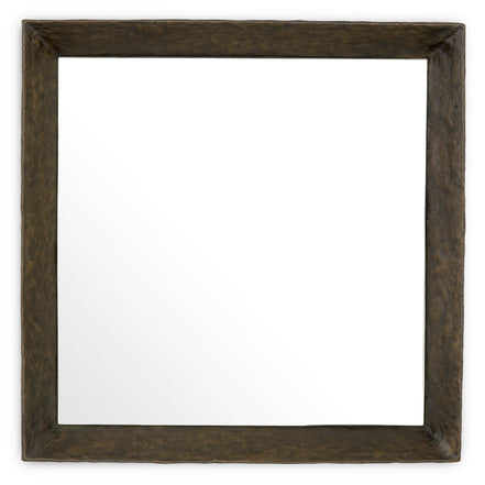 Oglindă Othello pătrată, finisaj bronz