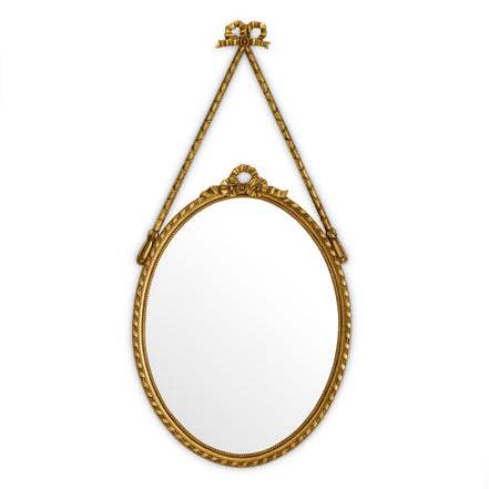 Oglindă Pierpont, finisaj auriu antichizat