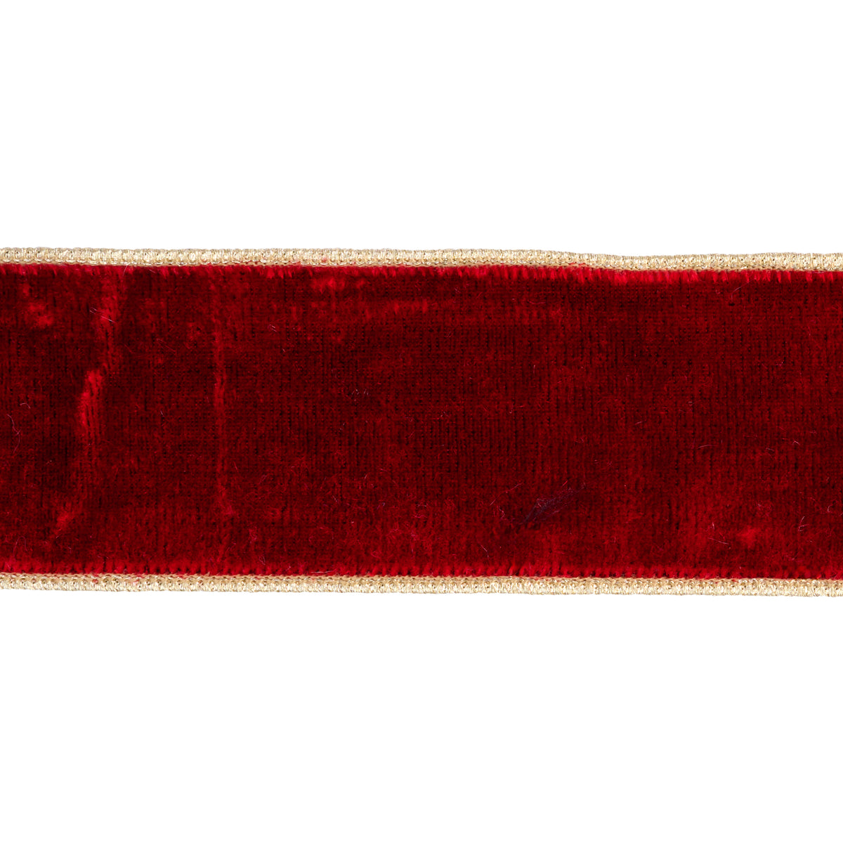 Panglică Sheldon din catifea și dupion metalizat, burgund/auriu, 6,4 cm x 4,57 m