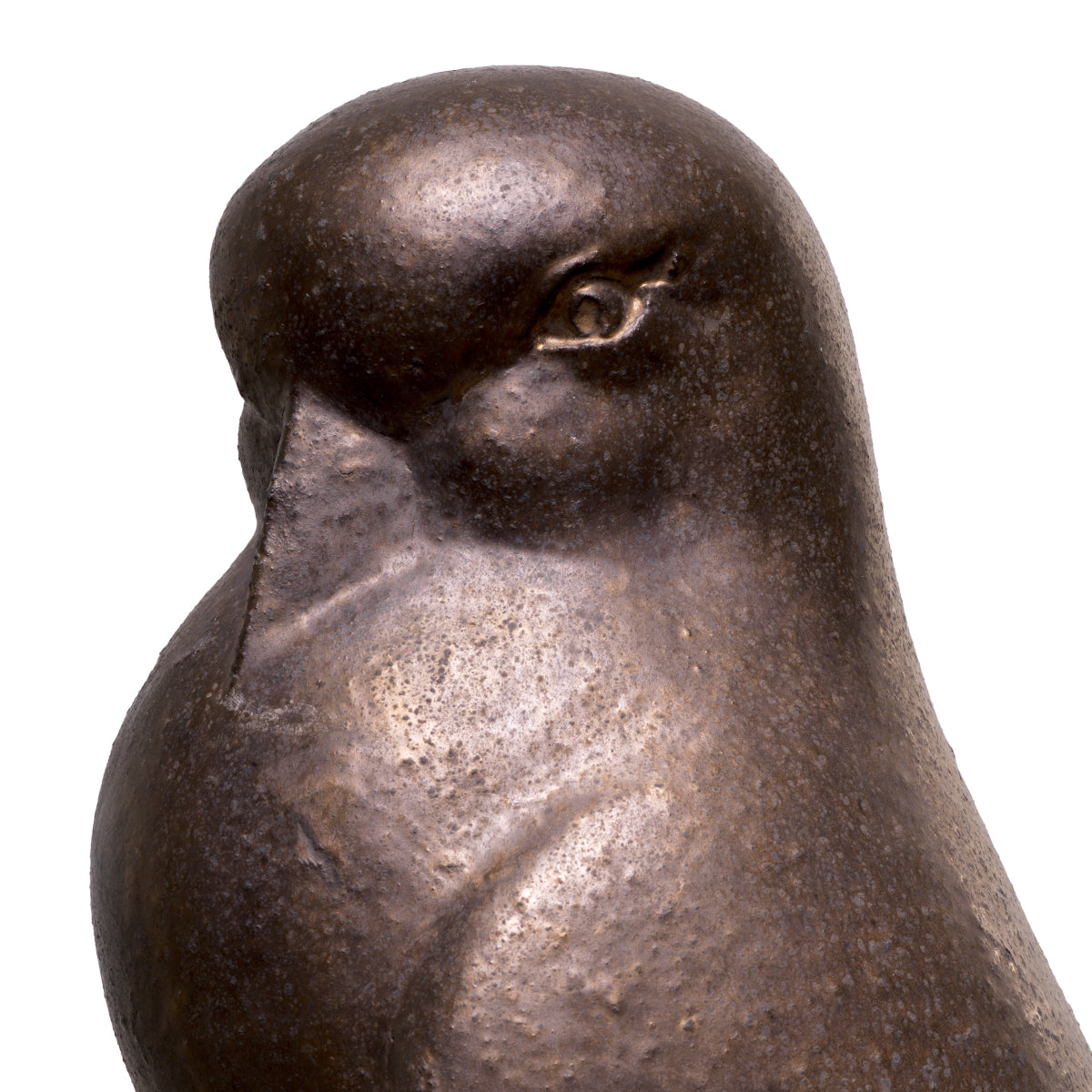 Pasăre decorativă Dove, finisaj bronz
