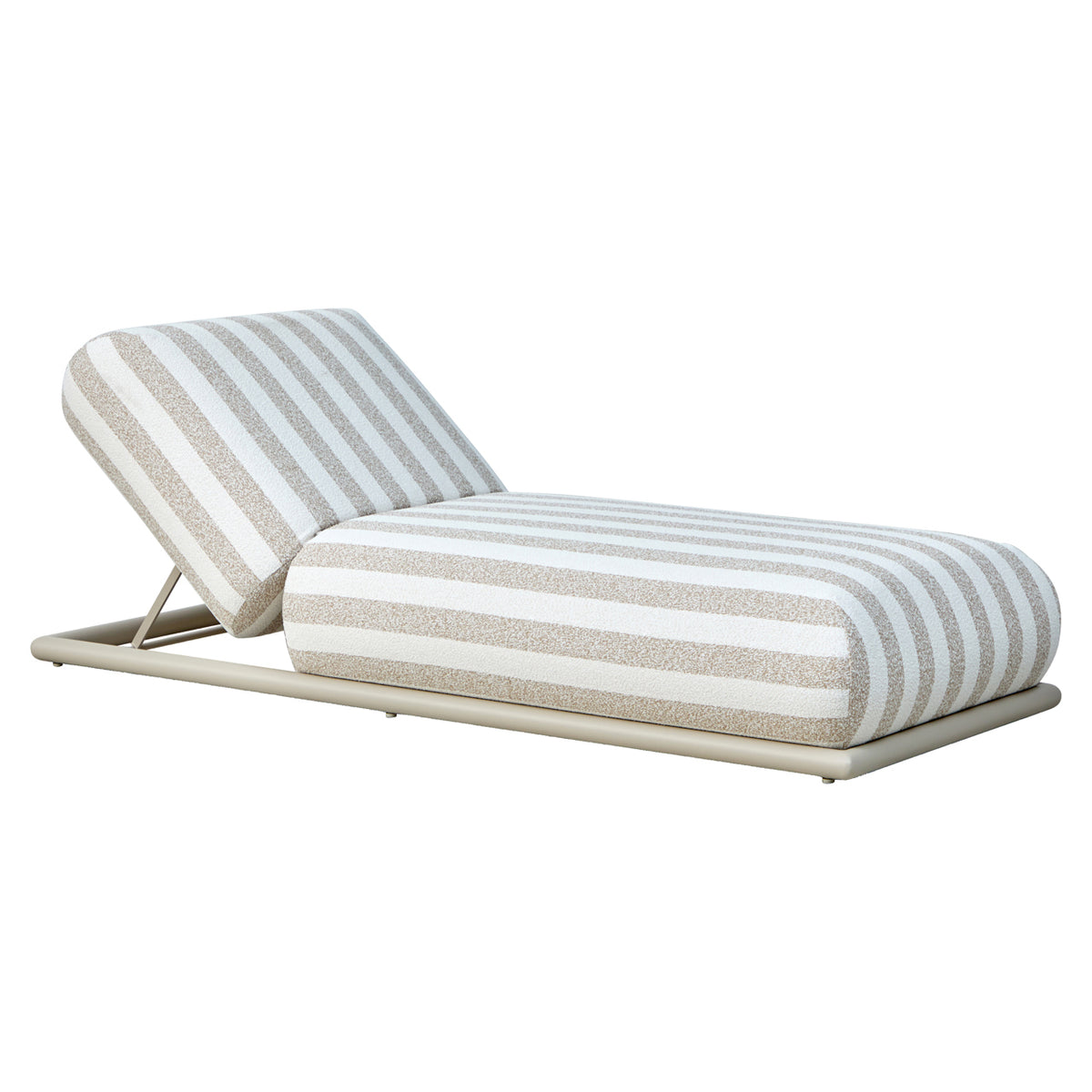 Pat de zi de exterior Sullivan, ecru stripe