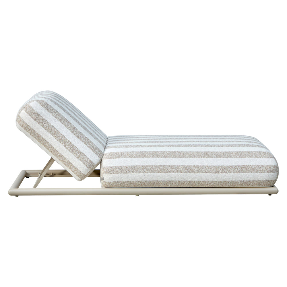Pat de zi de exterior Sullivan, ecru stripe