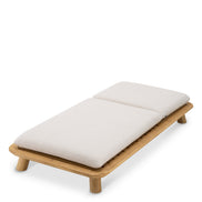 Pat de zi exterior Weston Single, tec natural, viola nisip