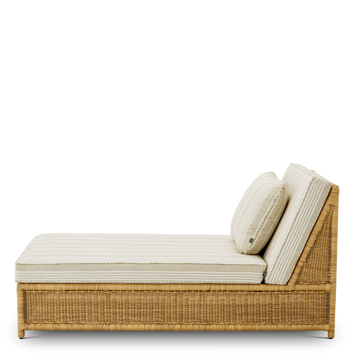 Pat de zi modular de exterior Hampton Single, ratan sintetic, saville bej