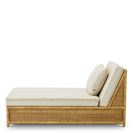 Pat de zi modular de exterior Hampton Single, ratan sintetic, saville bej