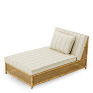 Pat de zi modular de exterior Hampton Single, ratan sintetic, saville bej