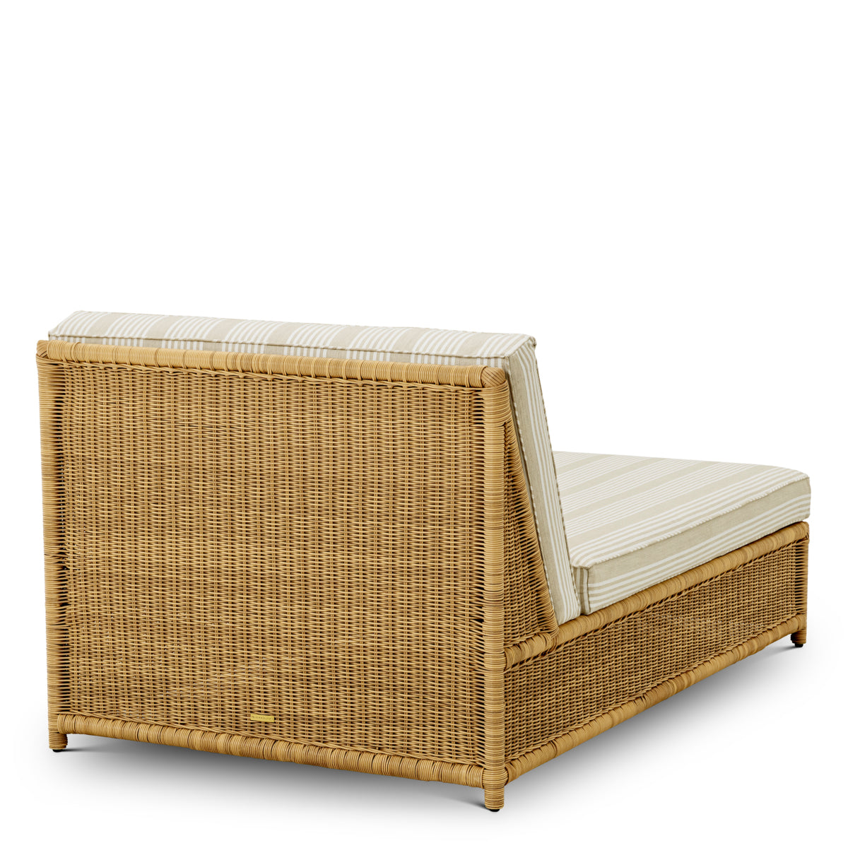 Pat de zi modular de exterior Hampton Single, ratan sintetic, saville bej