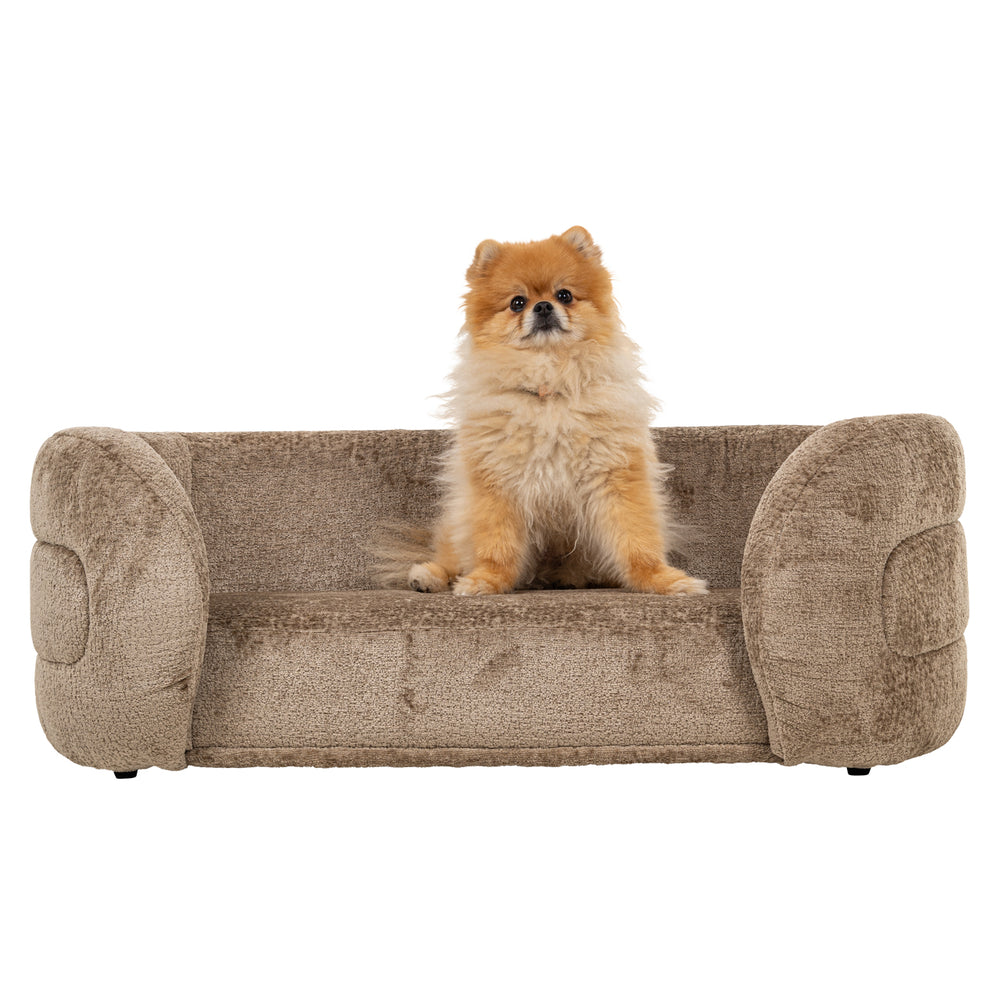 Pat pentru animale de companie Bingo, chenille taupe