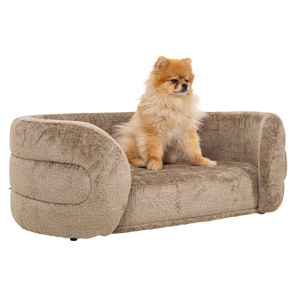 Pat pentru animale de companie Bingo, chenille taupe