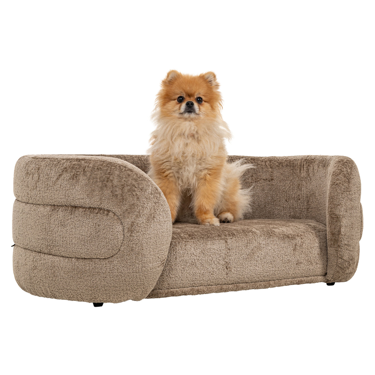 Pat pentru animale de companie Bingo, chenille taupe