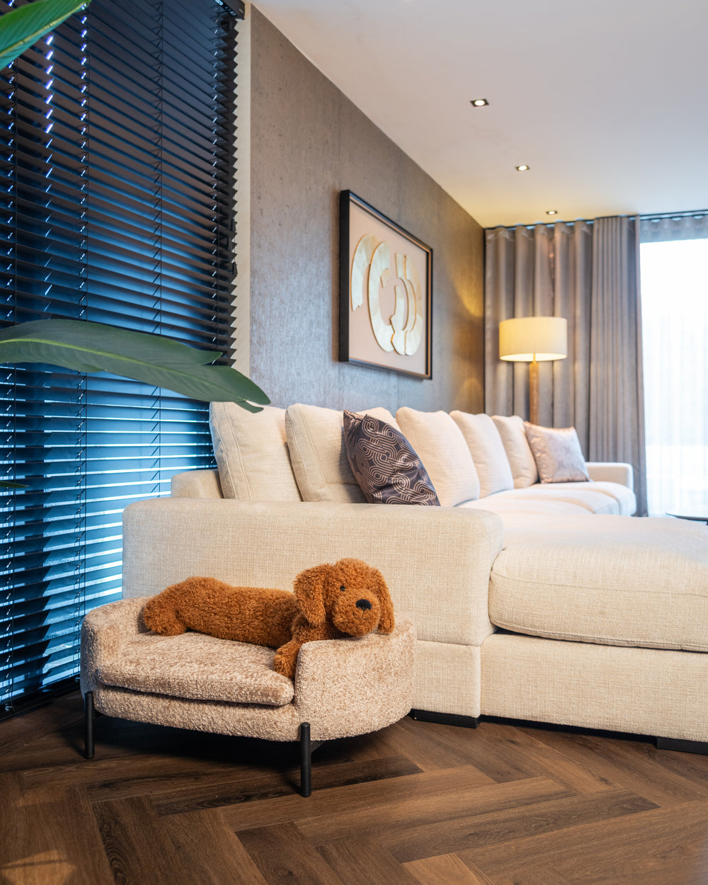 Pat pentru animale de companie Dolly, sheep natural – ambient