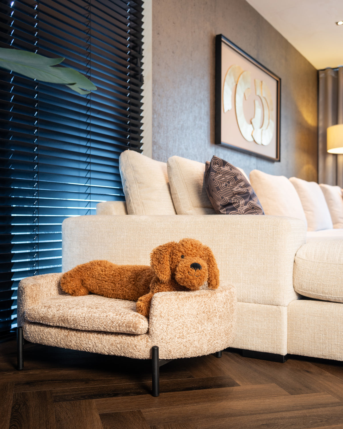 Pat pentru animale de companie Dolly, sheep natural – ambient