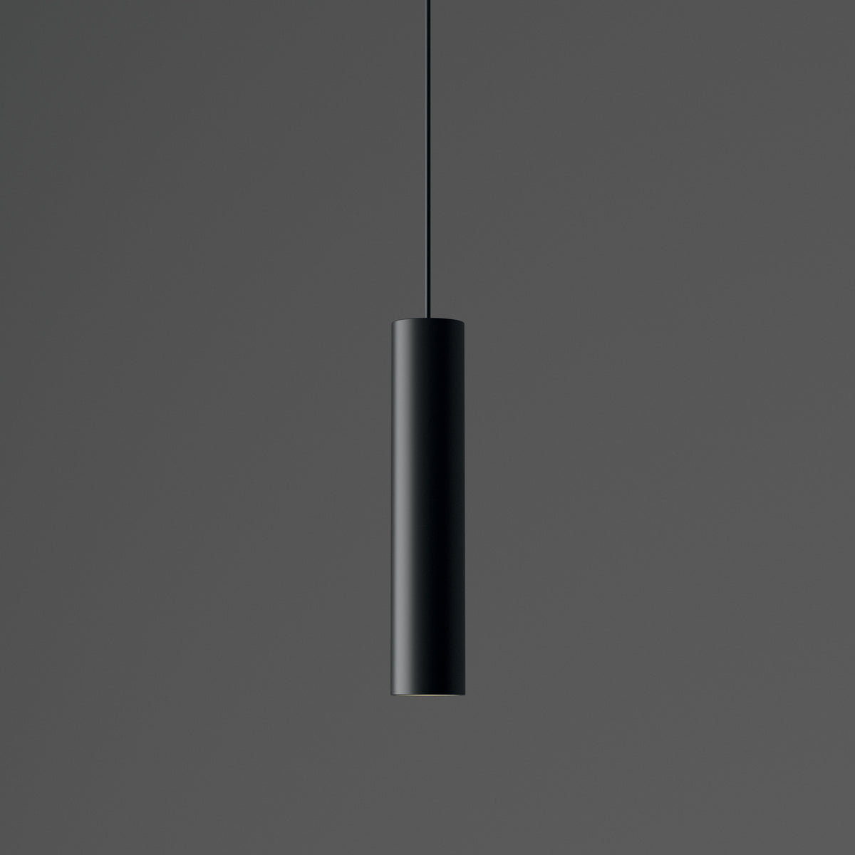 Pendul pe șină Deva tub 6W 3000K, negru – ambient