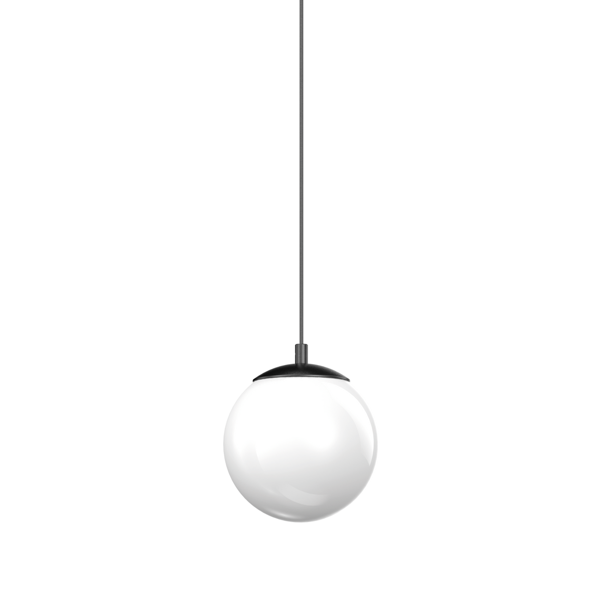 Pendul pe șină Ego sferă 10W 3000K On-Off, negru