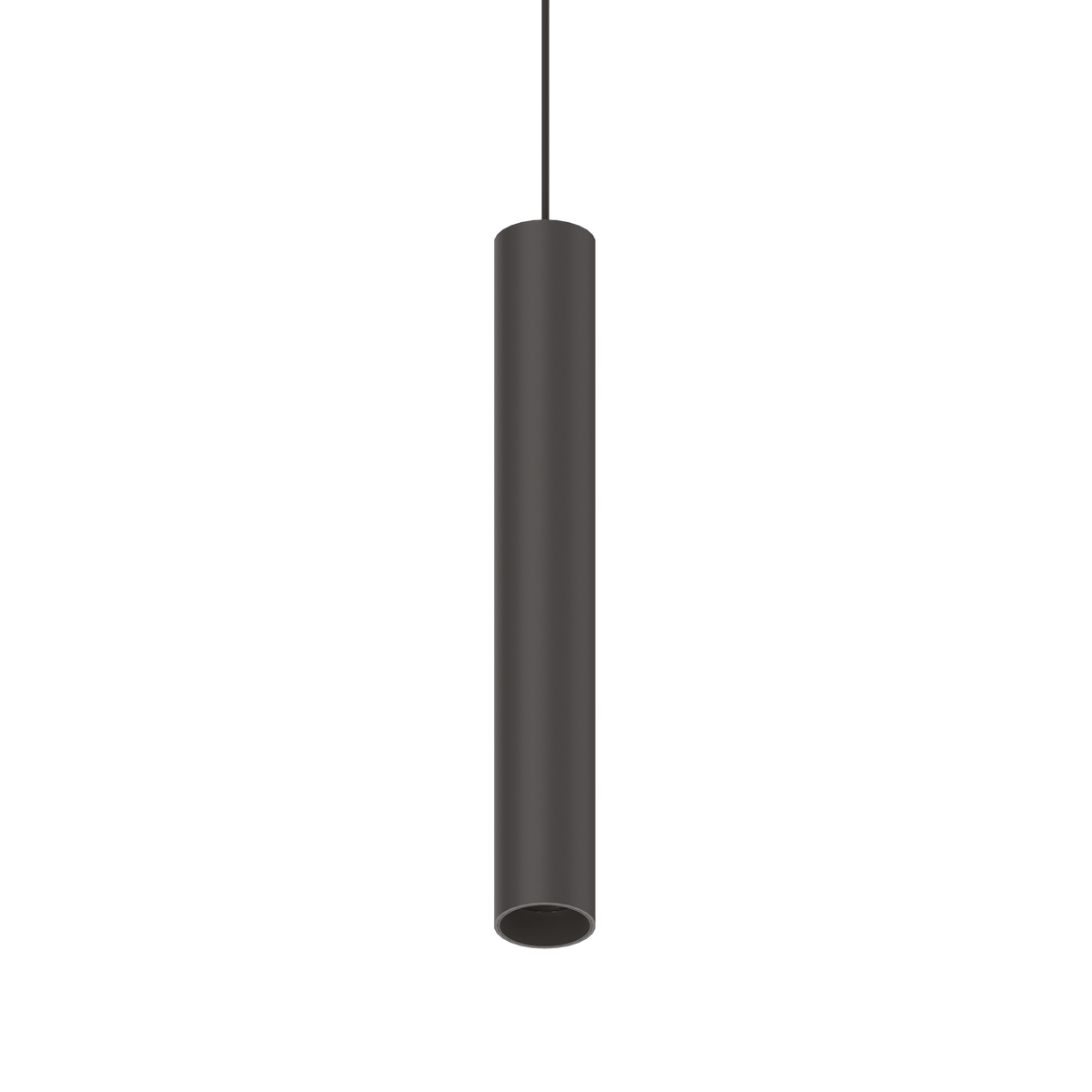 Pendul pe șină Ego tub 12W 3000K On-Off, negru