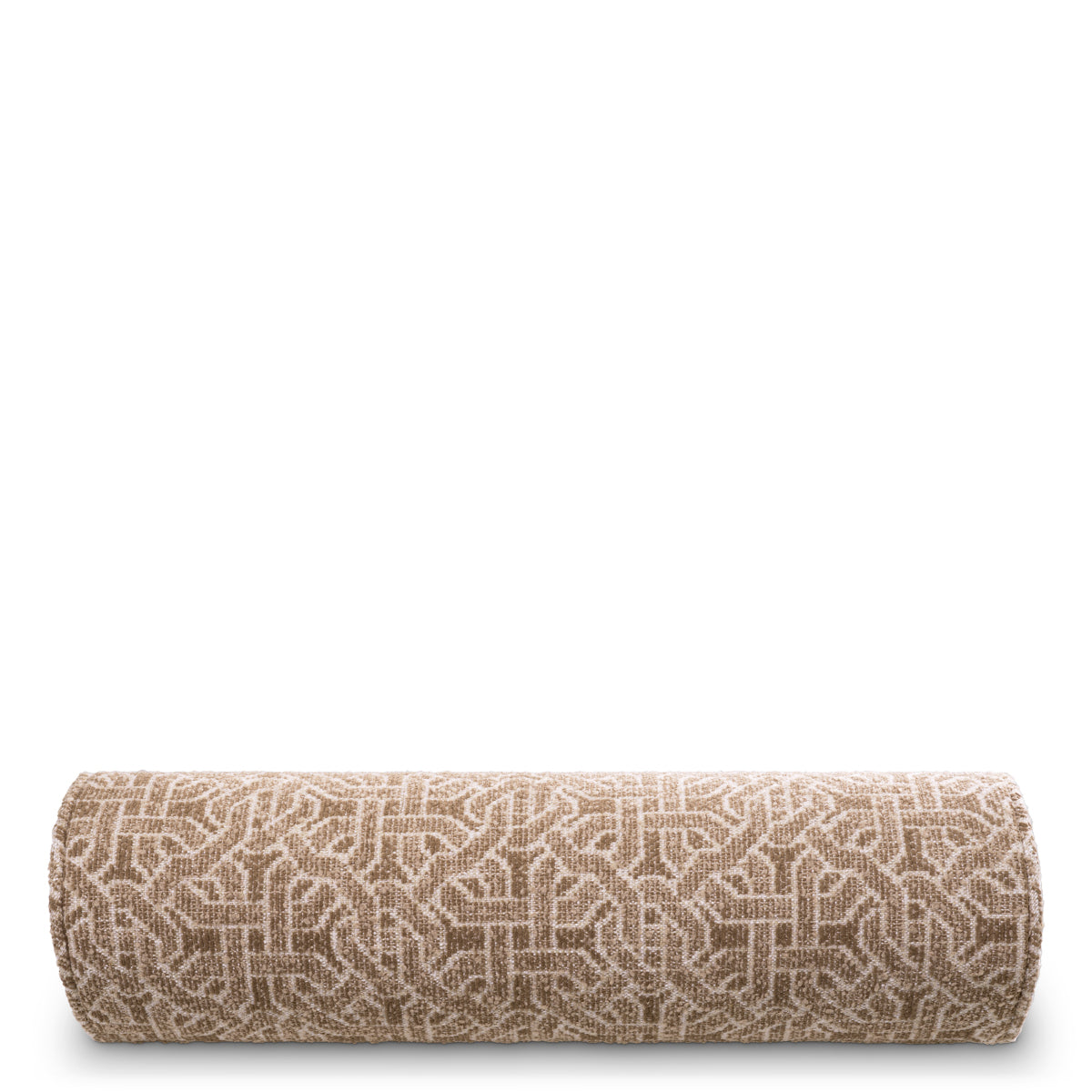 Pernă decorativă Amarante, frieze jacquard bej
