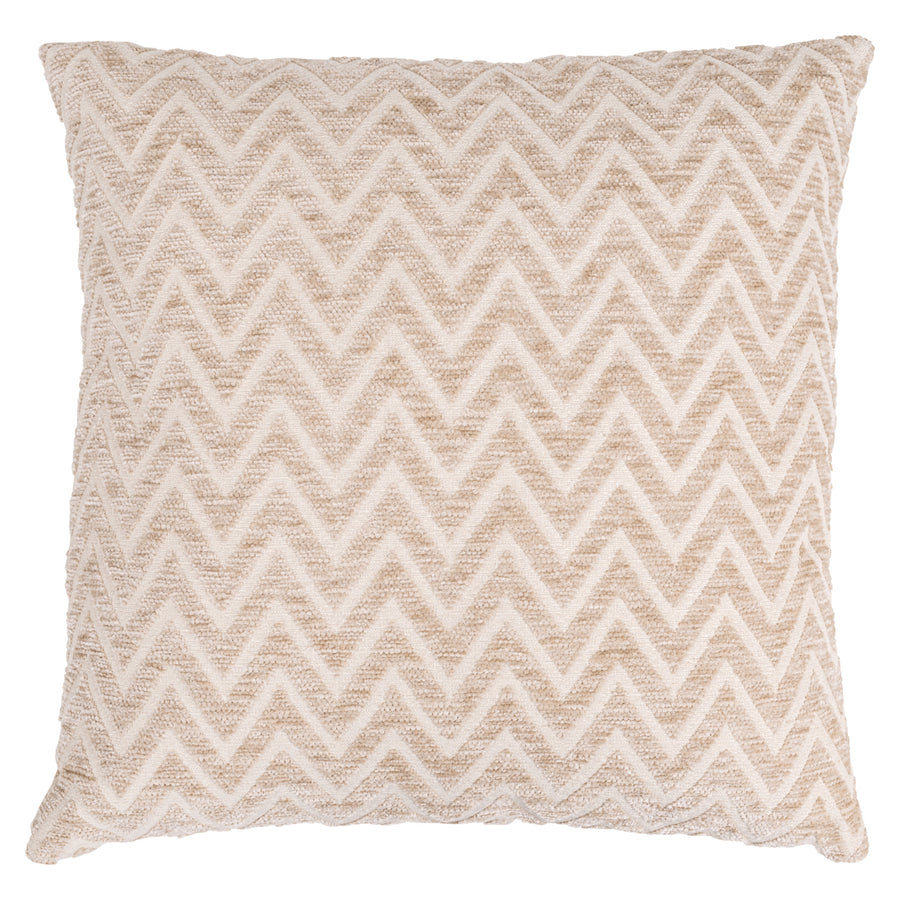 Pernă decorativă Cassy, chevron bej