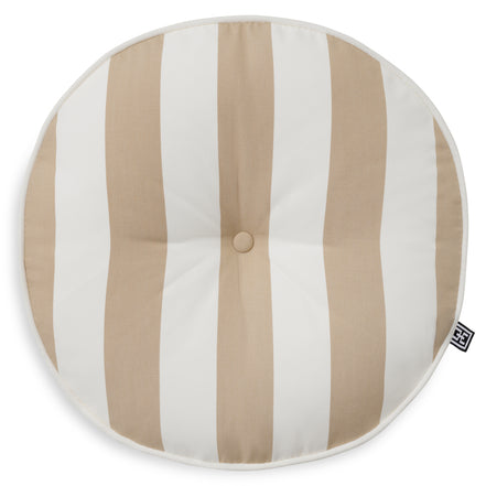 Pernă decorativă de exterior Florent rotundă, bej