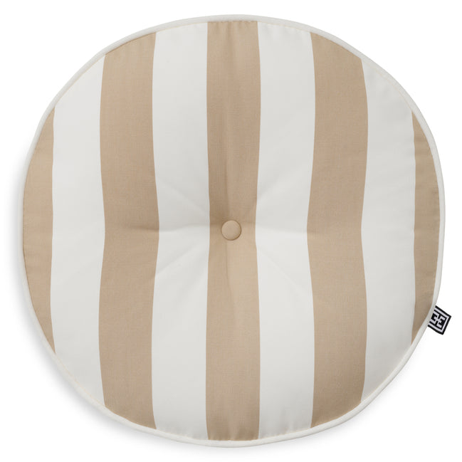 Pernă decorativă de exterior Florent rotundă, bej