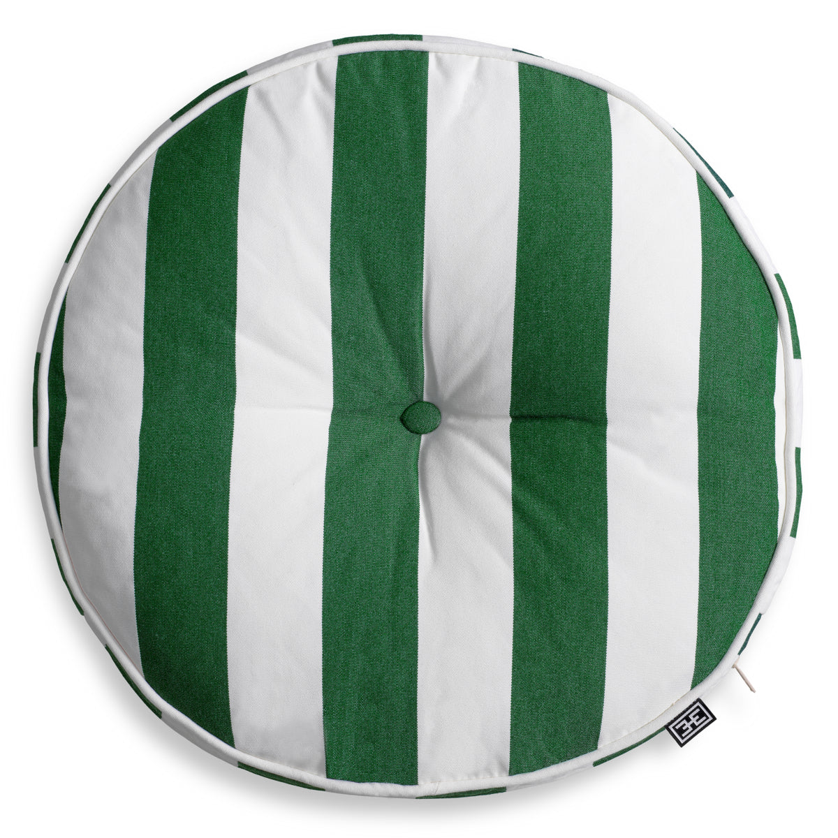 Pernă decorativă de exterior Florent rotundă, verde