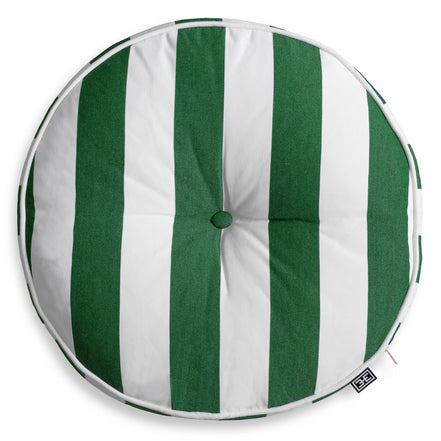 Pernă decorativă de exterior Florent rotundă, verde