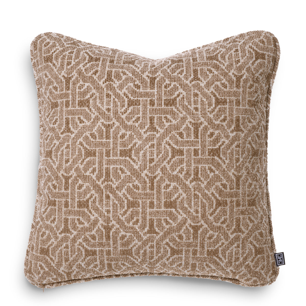 Pernă decorativă Frieze M, jacquard bej
