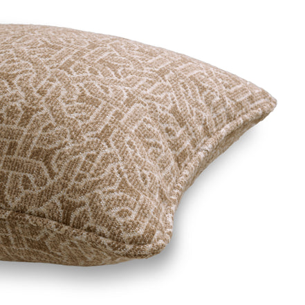 Pernă decorativă Frieze M, jacquard bej