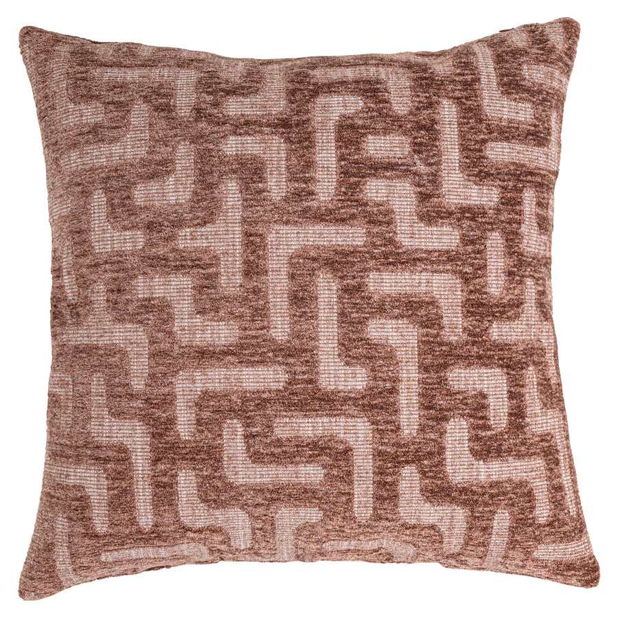 Pernă decorativă Lexa, labyrinth roz pudrat