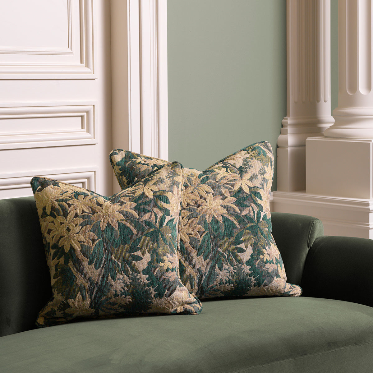 Pernă decorativă Marston S, verde