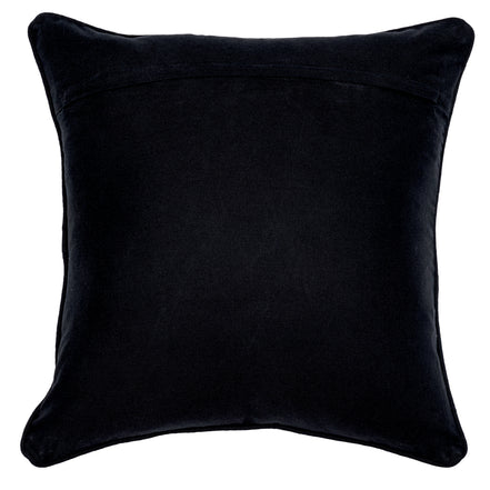 Pernă decorativă Splender pătrată, negru/auriu