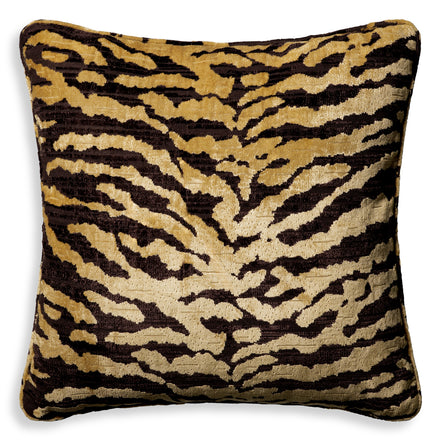 Pernă decorativă Tigris maro, 60 x 60 cm