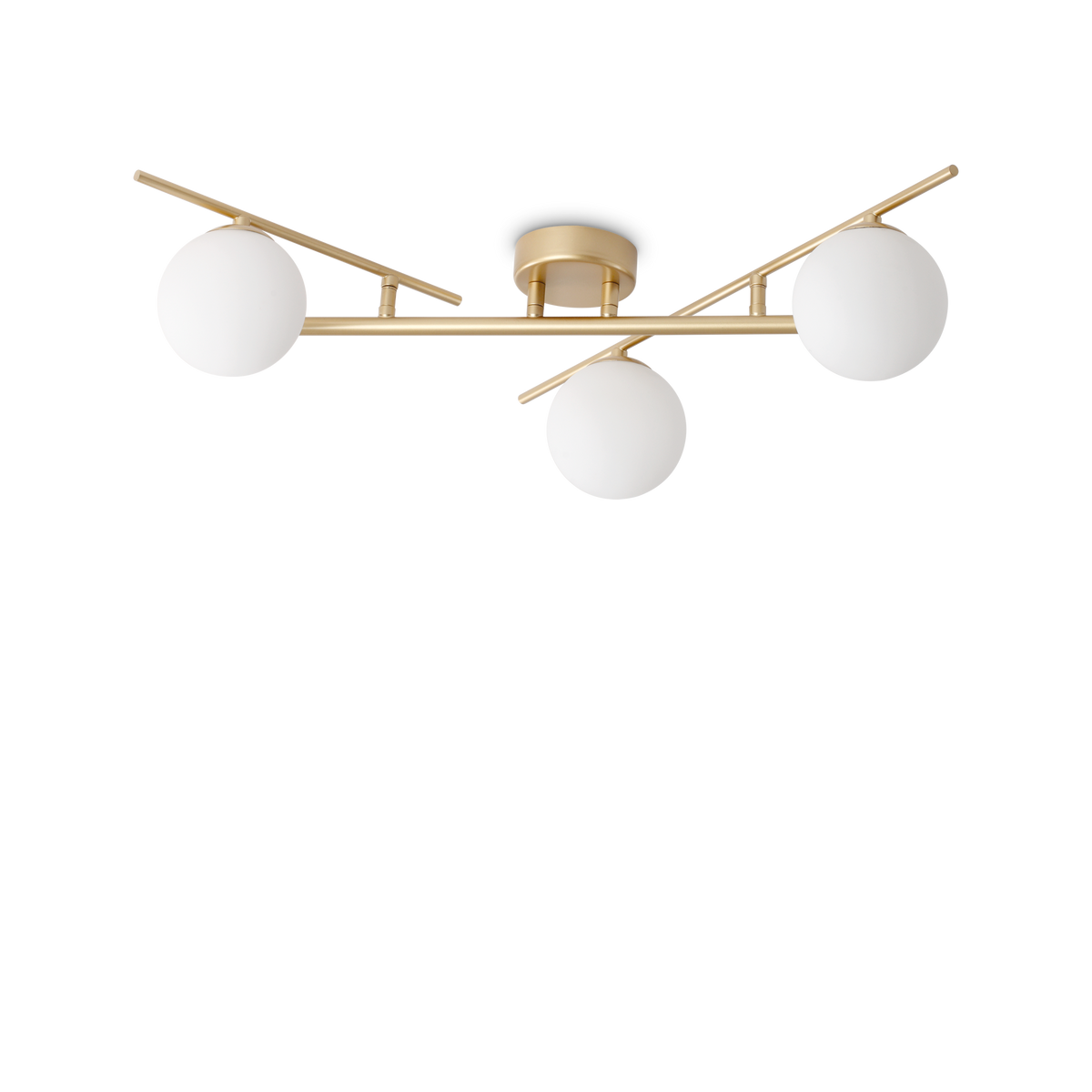 Plafonieră Atlas PL3, auriu