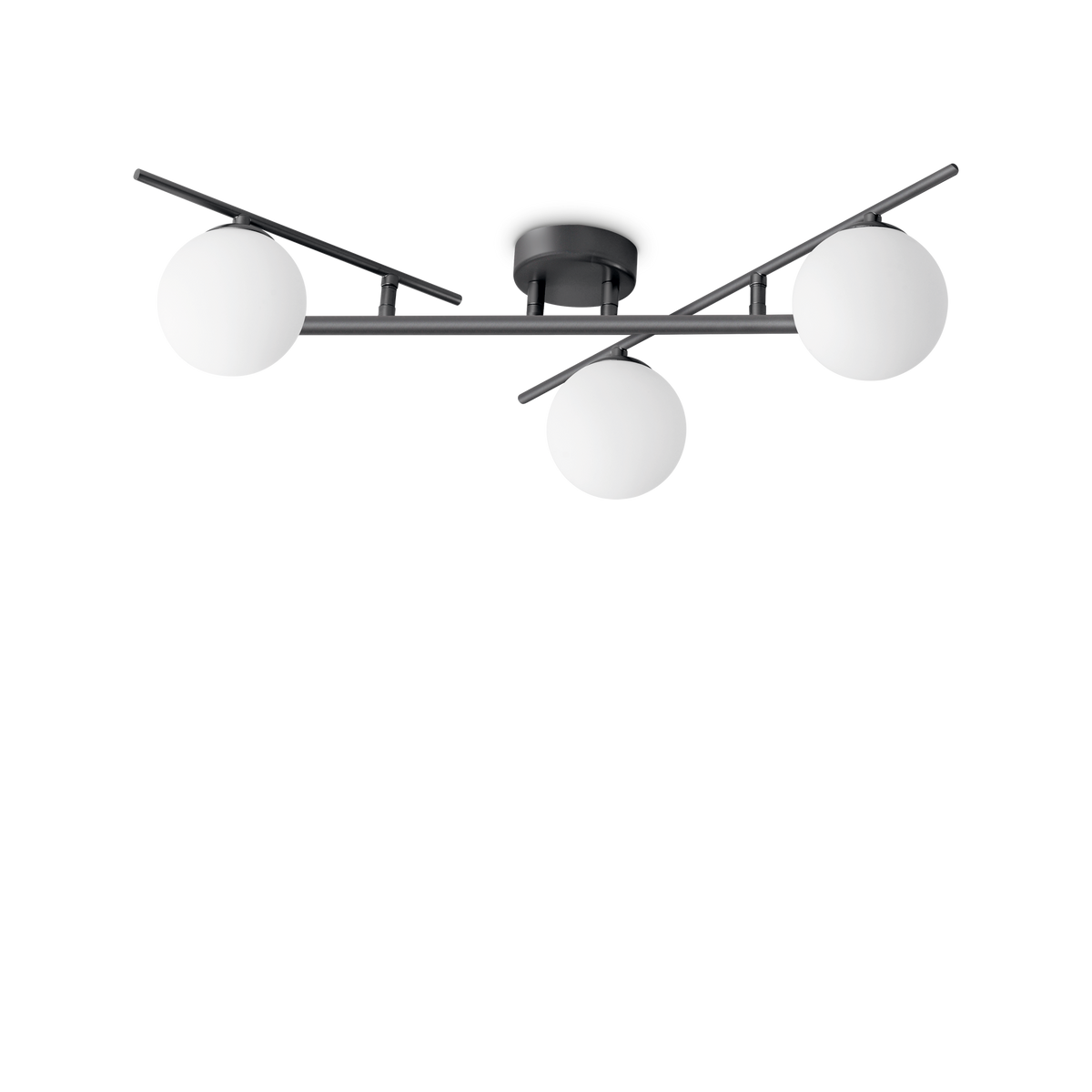 Plafonieră Atlas PL3, negru