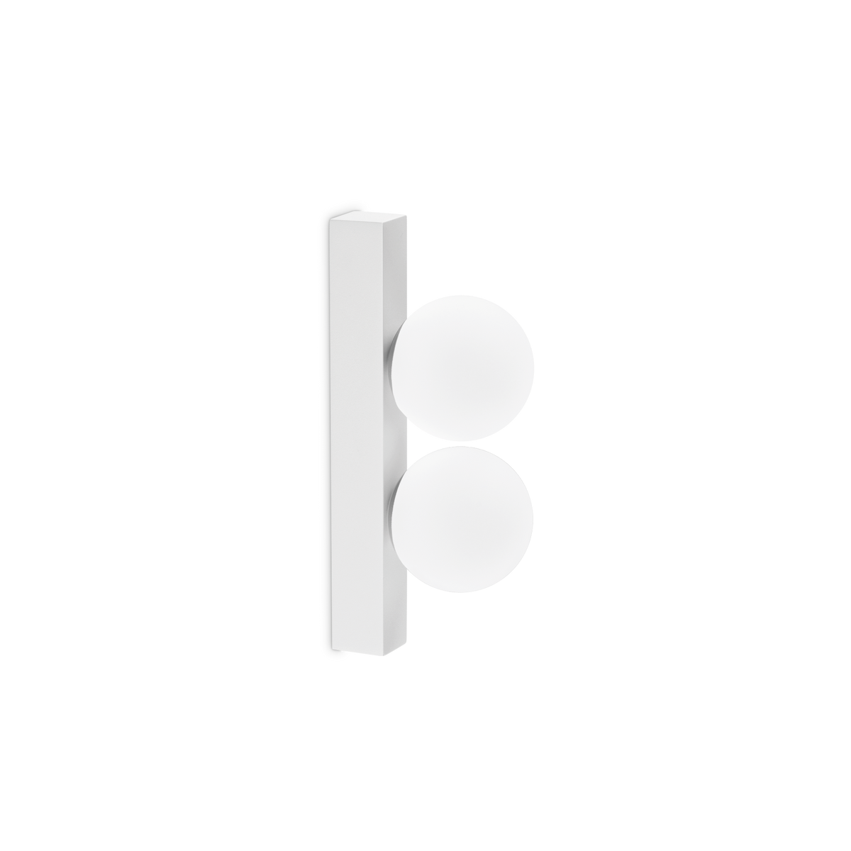 Plafonieră Binomio LED PL2, alb
