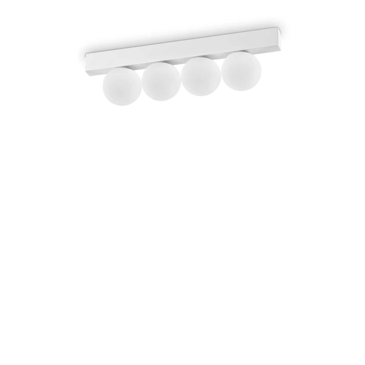 Plafonieră Binomio LED PL4, alb