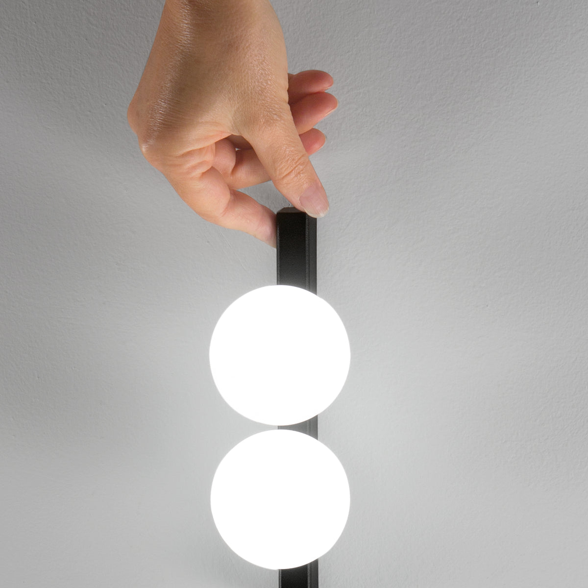 Plafonieră Binomio LED PL6, alb – ambient