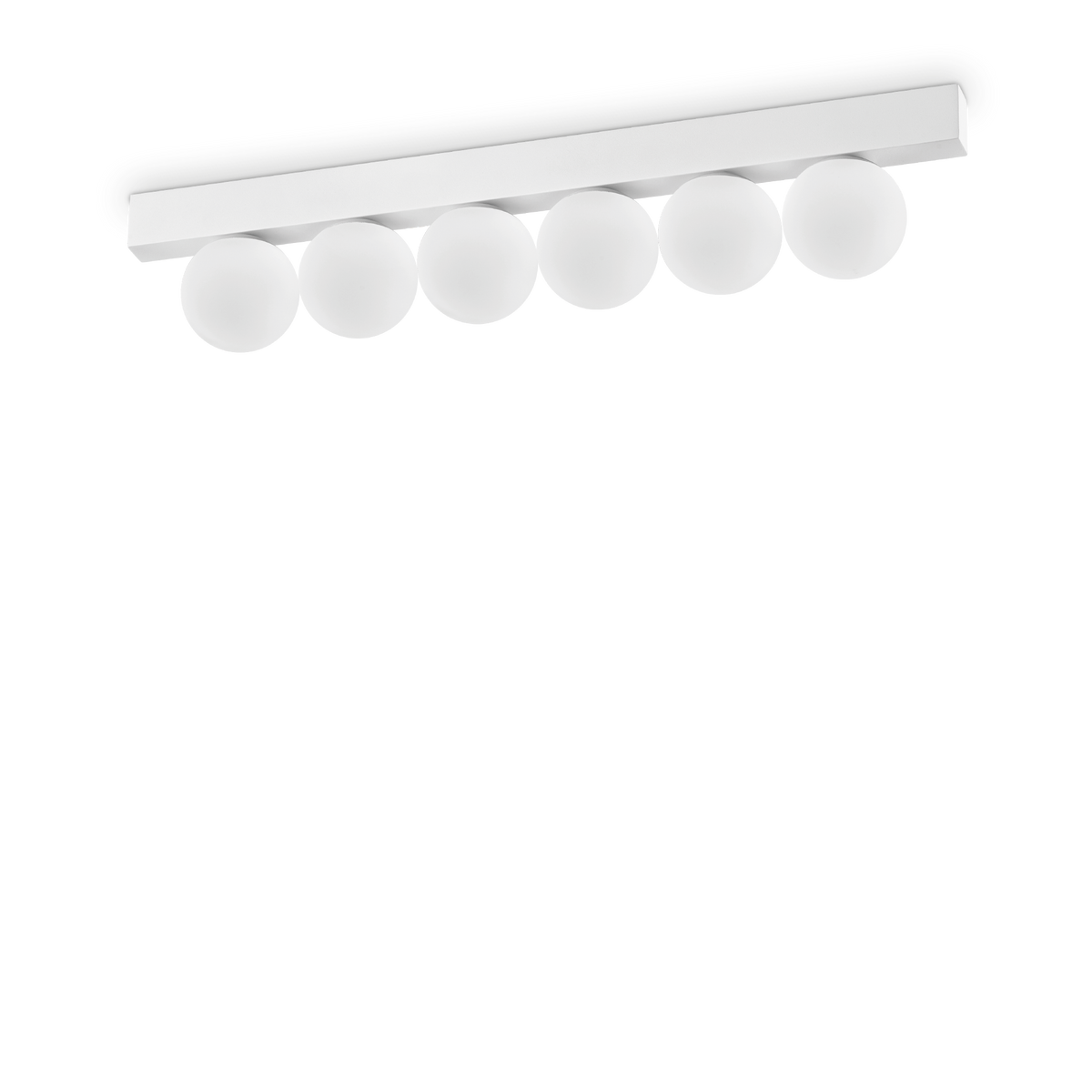 Plafonieră Binomio LED PL6, alb