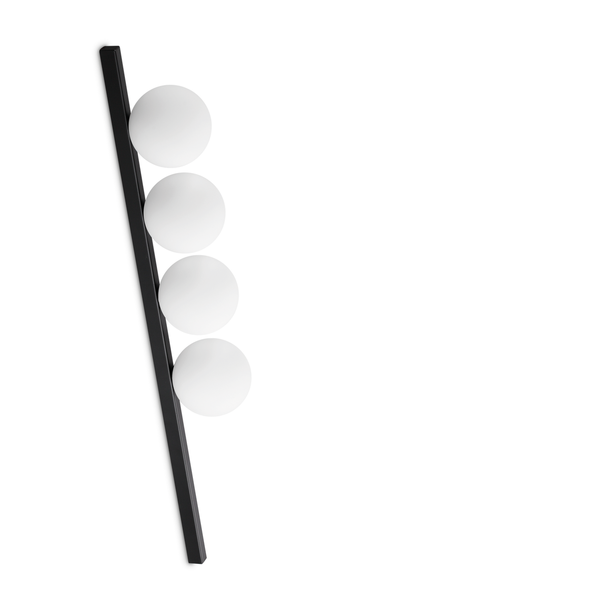 Plafonieră Binomio PL4, negru