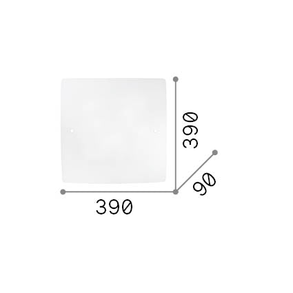 Plafonieră Celine PL3 – desen tehnic cu dimensiuni