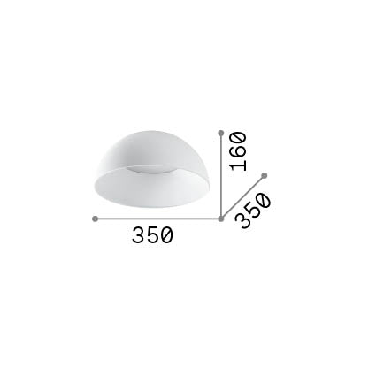 Plafonieră Corolla-1 PL – desen tehnic cu dimensiuni