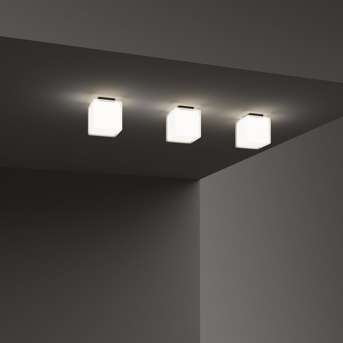 Plafonieră de exterior Luna PL1 D20 – ambient