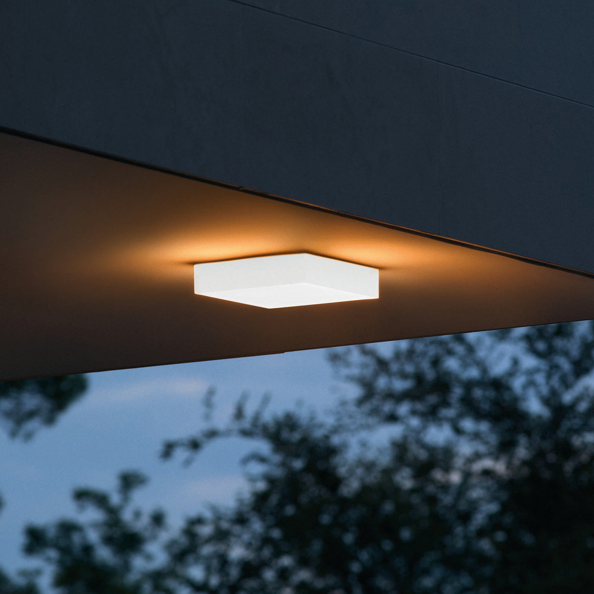 Plafonieră de exterior Snow PL 4000K – ambient