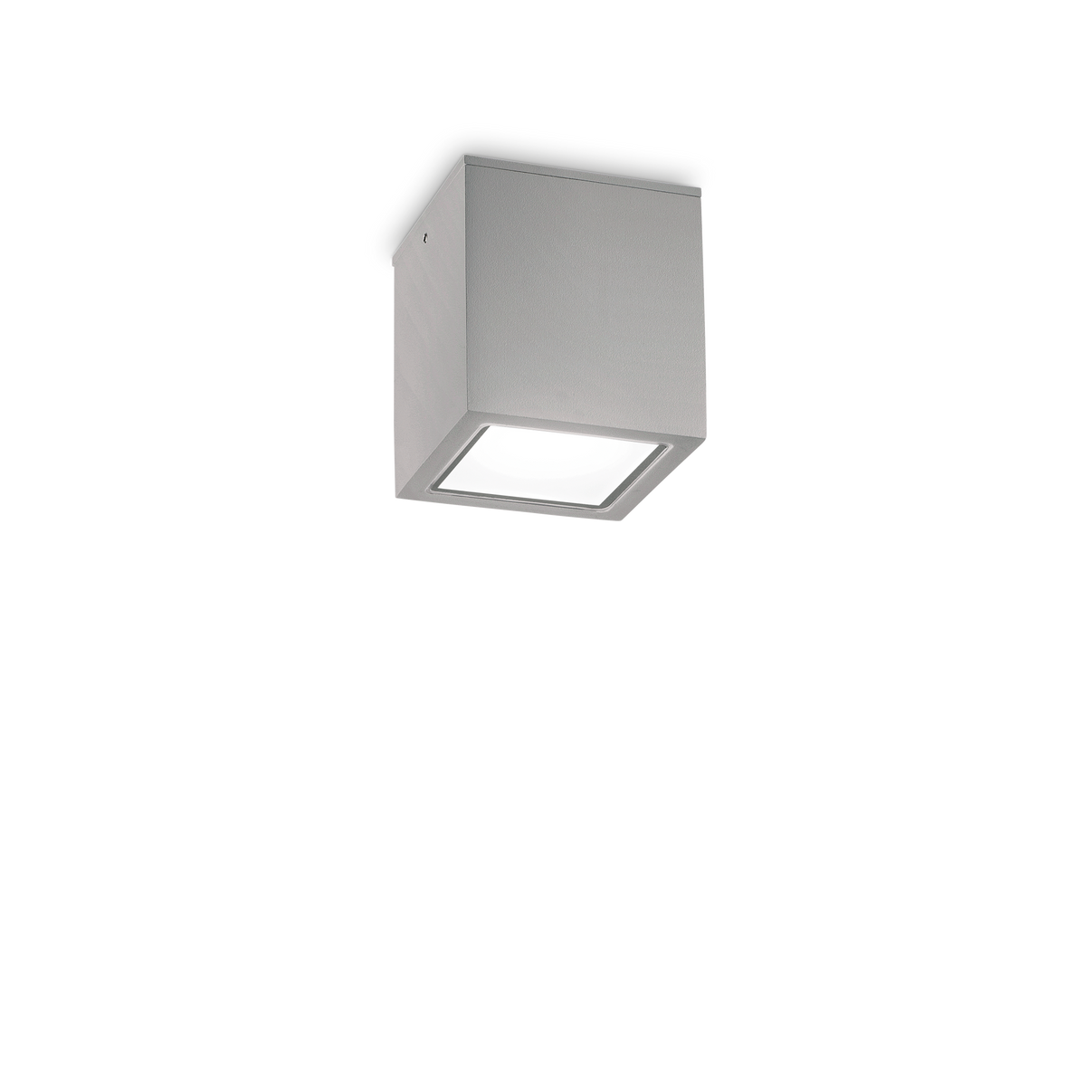 Plafonieră de exterior Techo PL1 D09 pătrată, gri