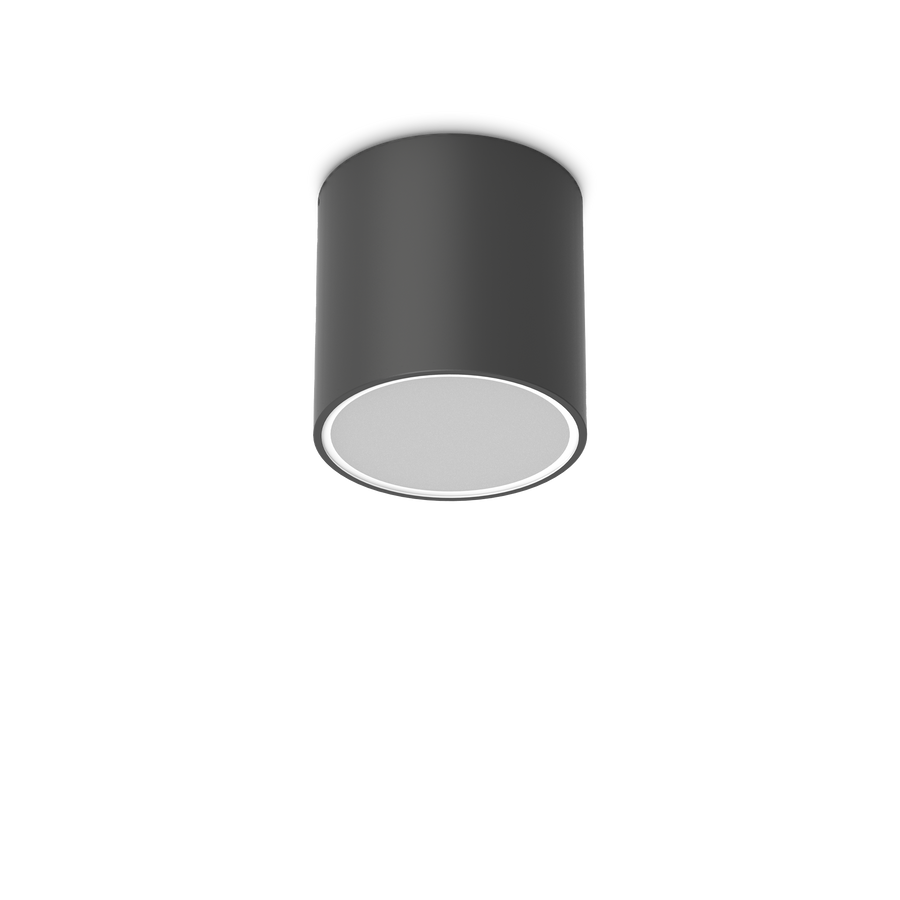 Plafonieră de exterior Techo PL1 D15 rotundă, negru