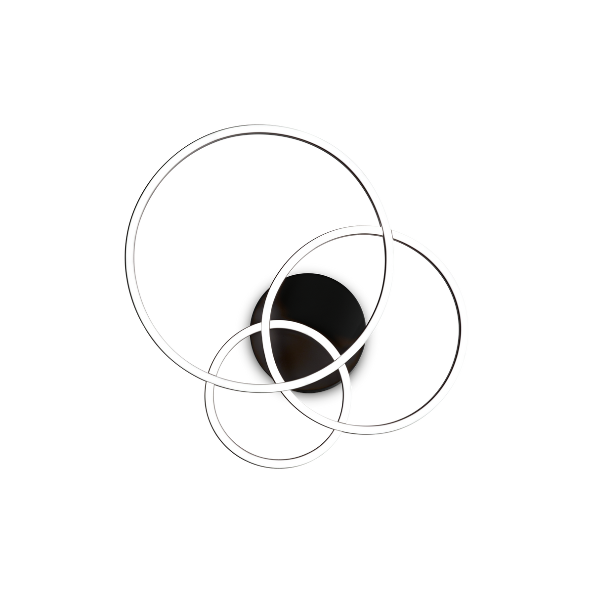 Plafonieră Frame PL circular 3000K, negru