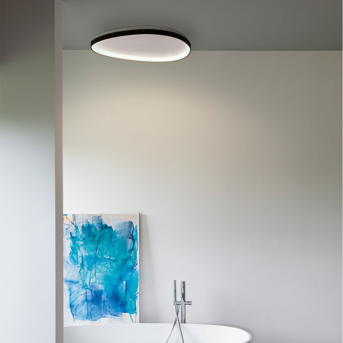 Plafonieră Gemini PL D061 On-Off 2700K, negru – ambient