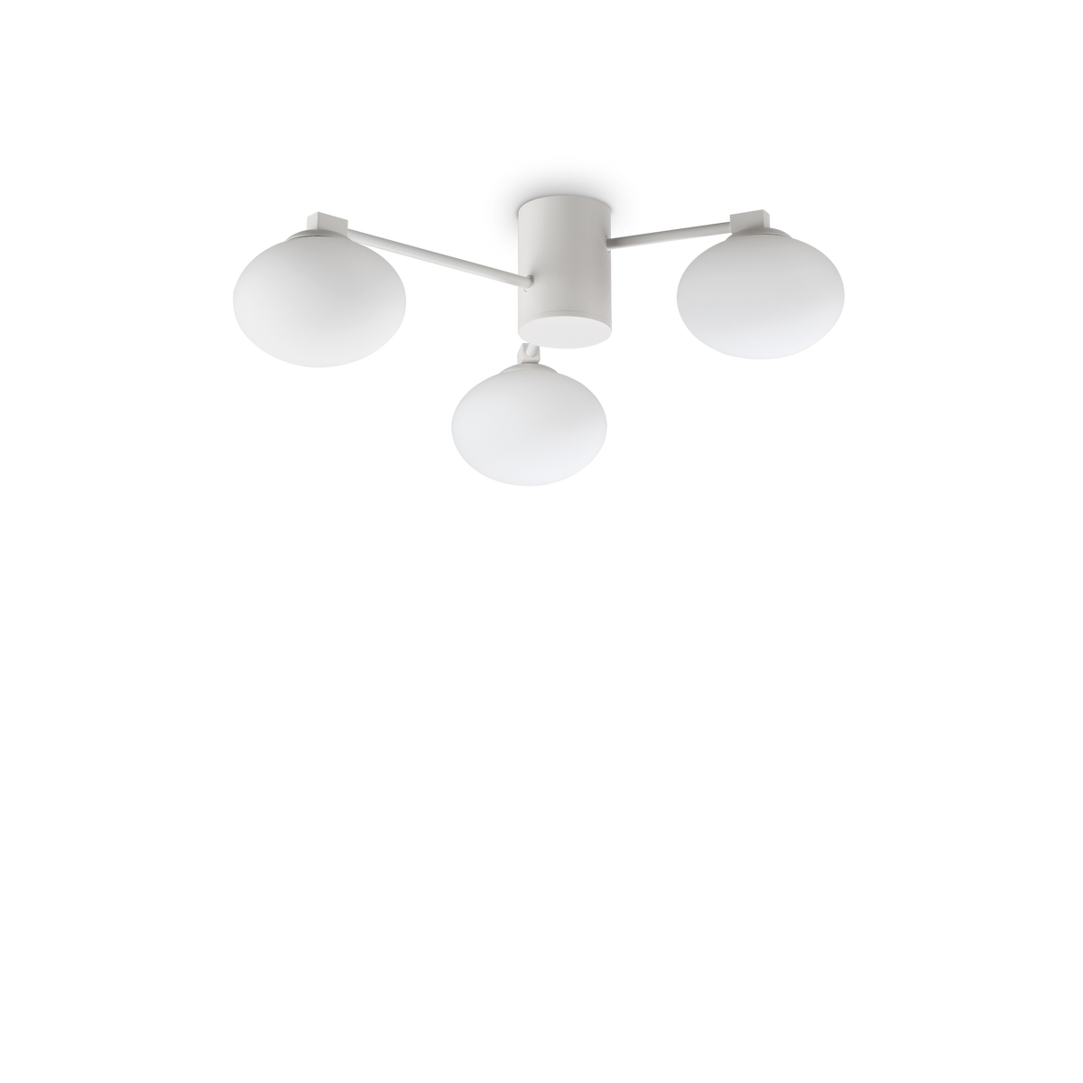 Plafonieră Hermes PL3 D60, alb